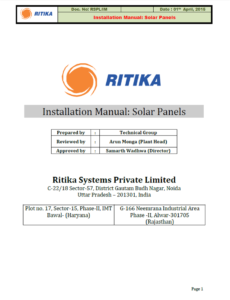 RSPL Installation Manual