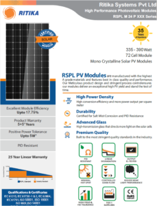 RSPL M 24 P 72 Cells Series